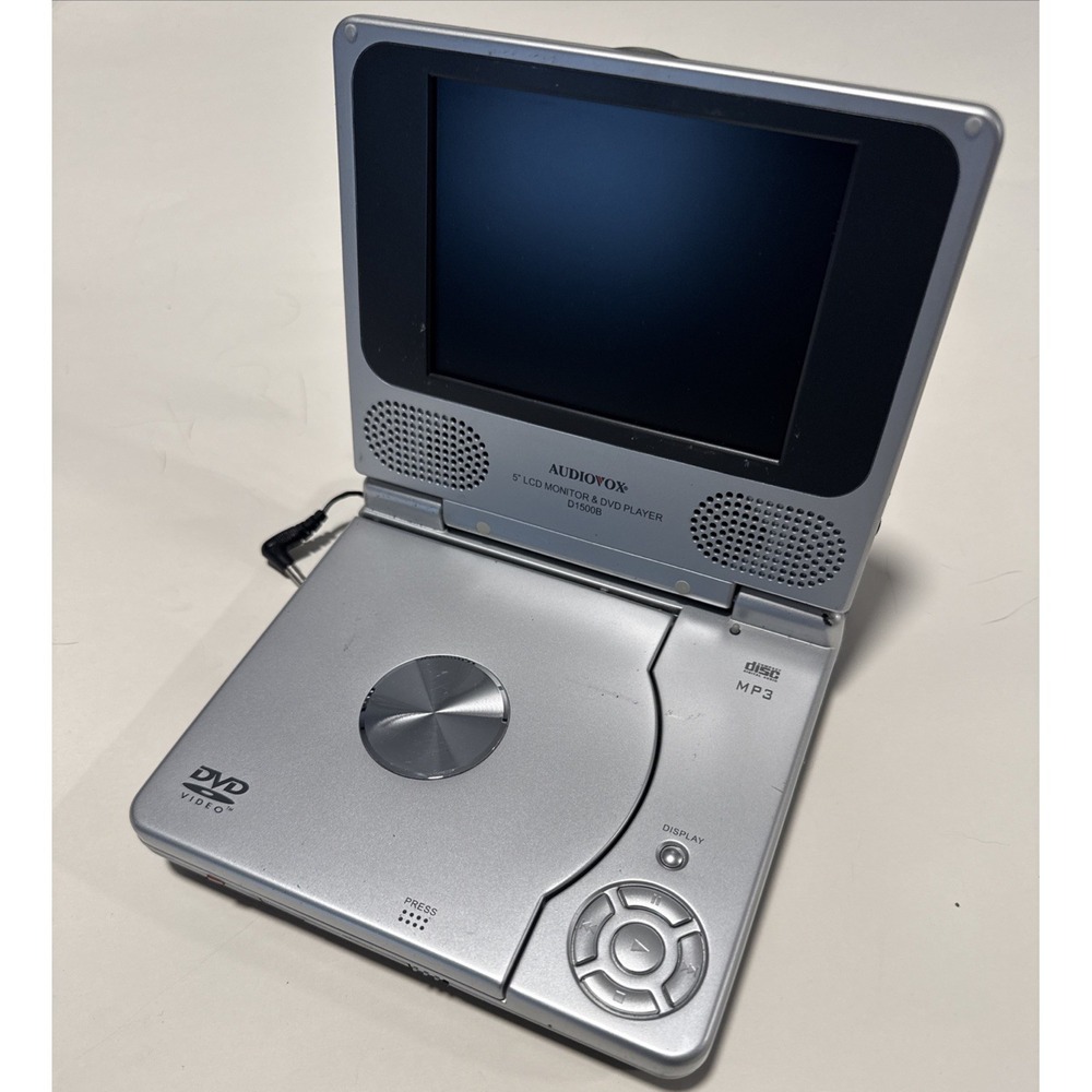 Audiovox D1500B Portable DVD Player (5") No Power Cord